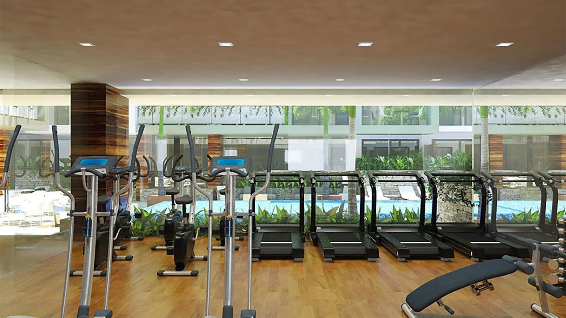 아파트 Luxury 1 Bedroom Condo - 2 Pools & Gym - At The City Condos - Descanso 신데 델 카르멘 멕시코