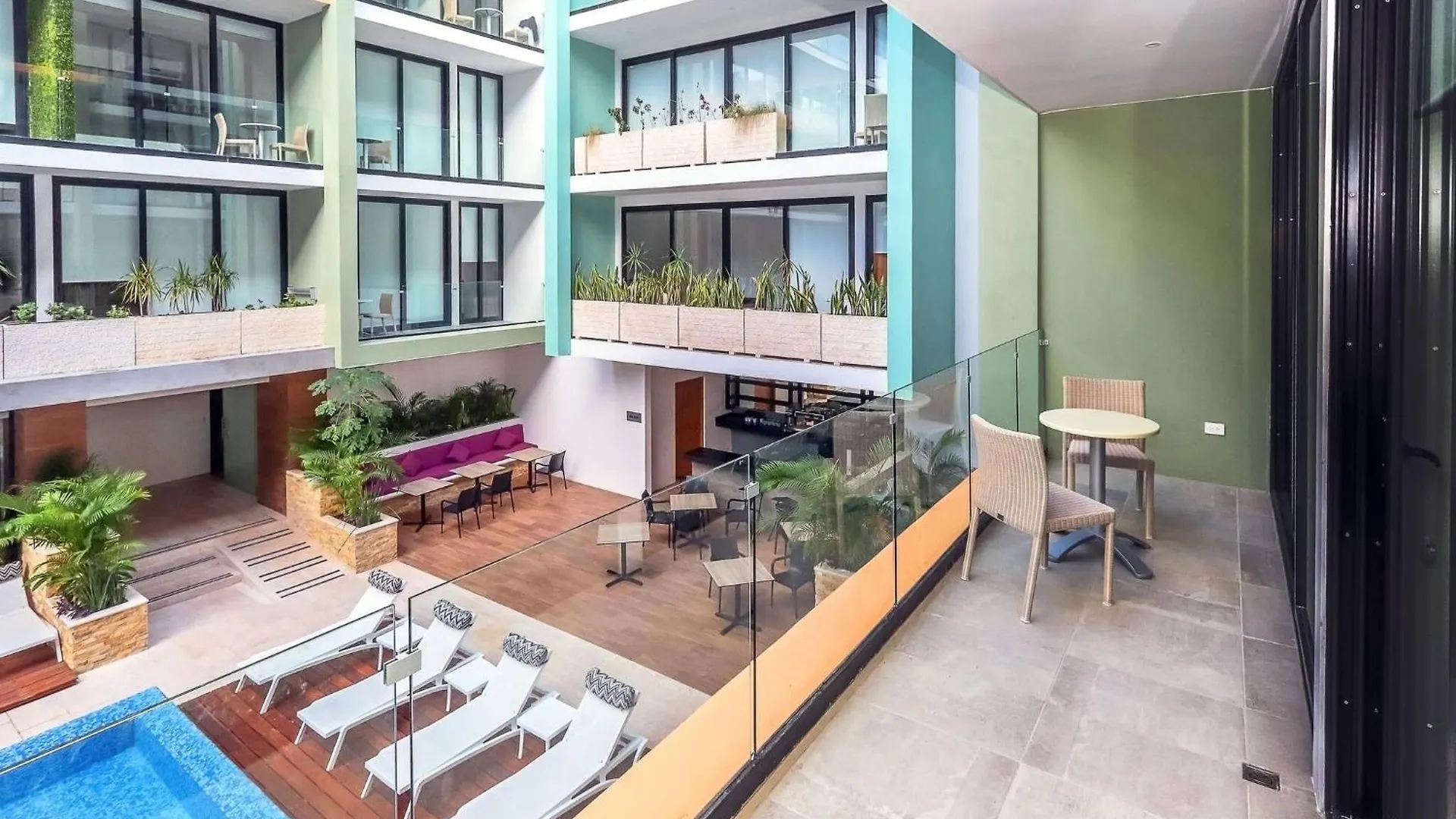 Luxury 1 Bedroom Condo - 2 Pools & Gym - At The City Condos - Descanso Playa del Carmen 0*,  Meksyk
